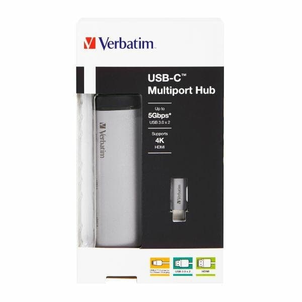 Verbatim 3in1 HUBB USB-C Multiport Adapter med HDMI 49140