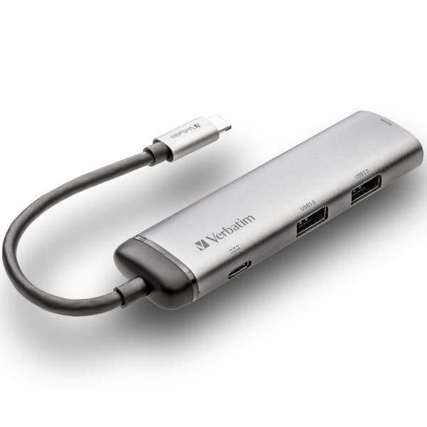 Verbatim 3in1 HUBB USB-C Multiport Adapter med HDMI 49140