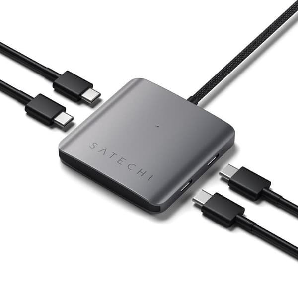 Satechi USB-C-hubb med 4 portar och PD