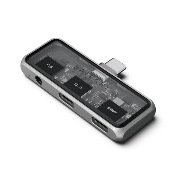 Satechi Mobile XR Hub med ljud - rymdgrå
