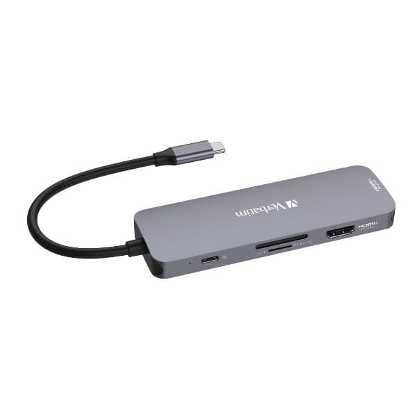Verbatim 8in1 HUBB USB-C Multiport Adapter med microSD