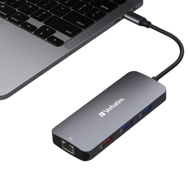Verbatim 9in1 HUBB USB-C Multiport Adapter med Ethernet 32152