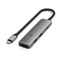 Miniatyrbild 6 av 8: Satechi 4-i-1 HUBB USB-C Slim Multiport Adapter 4K - Rymdgrå