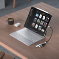 Miniatyrbild 8 av 8: Satechi 6-i-1 HUBB USB-C Slim Multiport Adapter - Svart