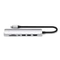 Miniatyrbild 2 av 7: Satechi 7-i-1 HUBB USB-C Slim Multiport Adapter med Ethernet - Silver
