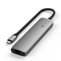 Miniatyrbild 4 av 9: Satechi 7-i-1 HUBB USB-C Slim Multiport Adapter med Ethernet - Rymdgrå