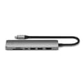 Miniatyrbild 6 av 9: Satechi 7-i-1 HUBB USB-C Slim Multiport Adapter med Ethernet - Rymdgrå