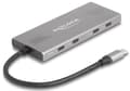 Miniatyrbild 1 av 3: DeLOCK 64313, USB 3.2 Gen 2 (3.1 Gen 2) Type-C, USB 3.2 Gen 2 (3.1 Gen 2) Type-A, USB 3.2 Gen 2 (3.1 Gen 2) Type-C, 10000 Mbit/s, Grå, Aluminium, 80