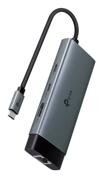 TP-Link UH6120C gränssnittshubb USB Type-C Grå