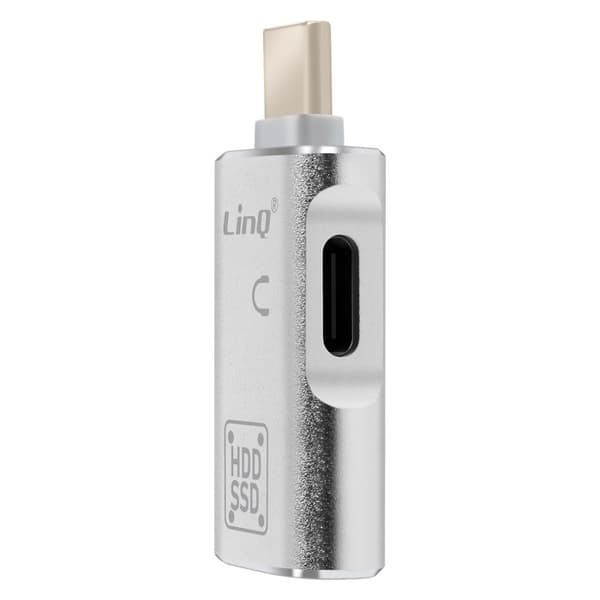 OTG USB och USB C till USB C Snabba Datatransfer LinQ Silver