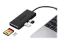 Pikkukuva 4 / 5: Transcend 6-in-1 USB Type-C Hub HUB5C - Keskitin - 2 x USB 3.1 Gen 1 + 1 x USB 3.1 Gen 2 + 1 x USB-C (virtalähde) - pöytäkone