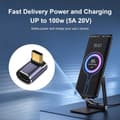 Miniatyrbillede 4 af 6: INF Type-C Han til Hun Adapter 2-pak - 100W, 20Gbps, 4K60Hz