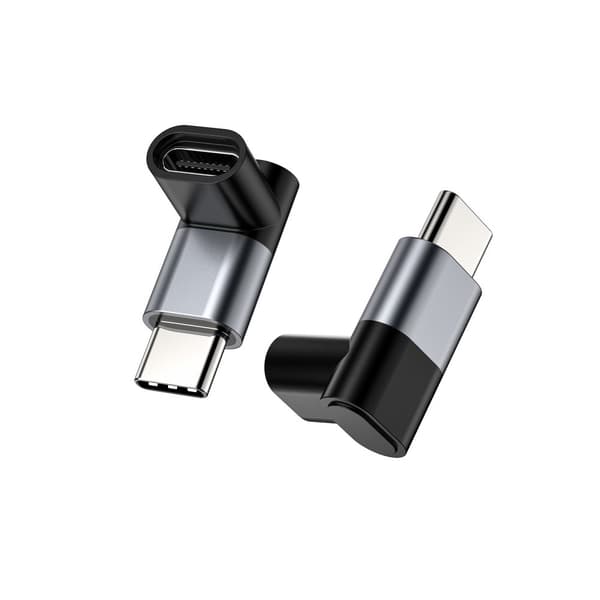 INF Type-C Han til Hun Adapter 2-pak - 100W, 20Gbps, 4K60Hz
