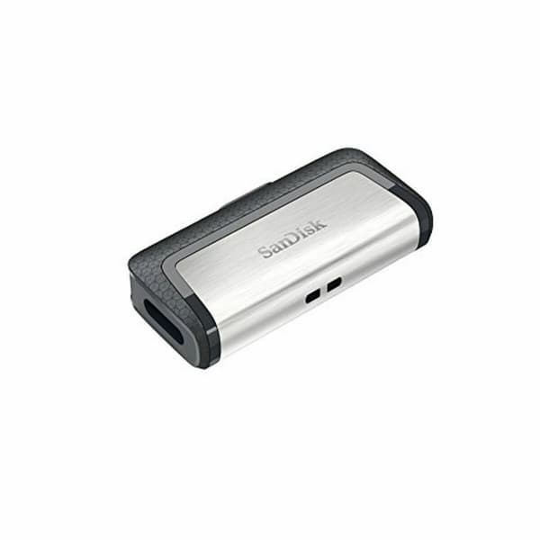 USB-stik SanDisk SDDDC2-128G-G46 Sort Sort/Sølvfarvet Sølvfarvet 128 GB