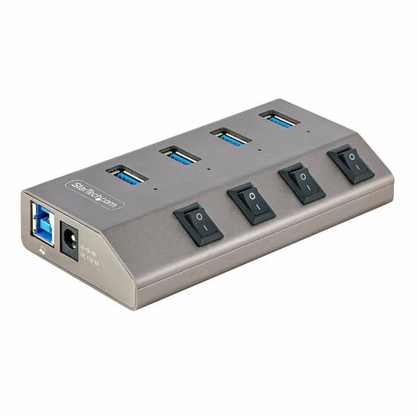USB Hub Startech 5G4AIBS-USB-HUB-EU Grå