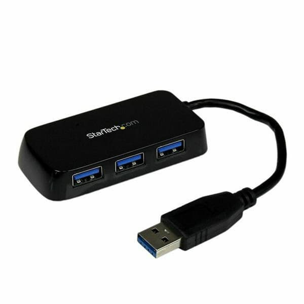 USB Hub Startech ST4300MINU3B Sort