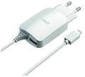 Miniatyrbillede 1 af 3: 2GO oplader 110V-240V 2100mA, til Apple Lightning 2GO kabel, hvid, til iPhone, 797166