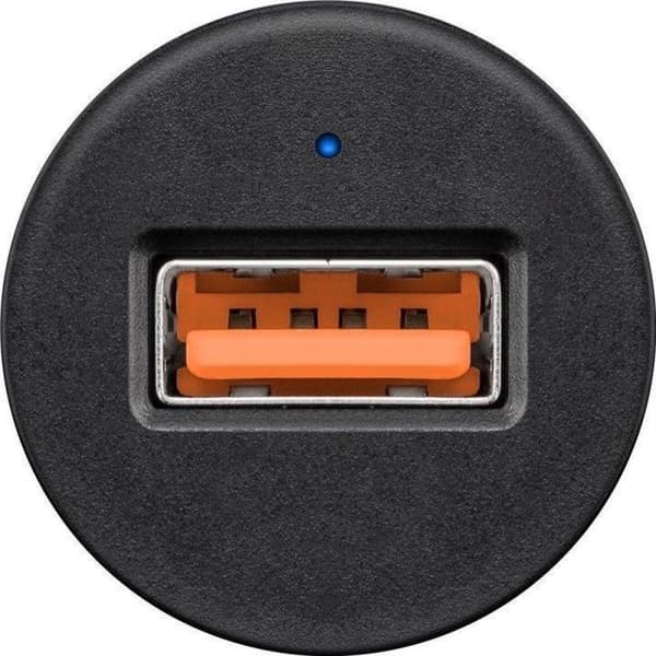 Goobay USB biloplader med 1 port - Quick Charge 3.0 - 3A / sort