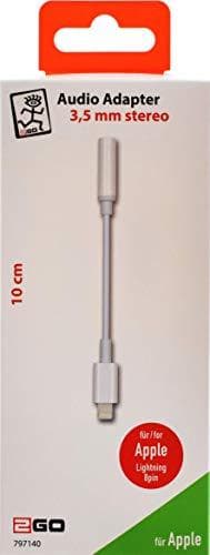Lightning til 3,5 mm hovedtelefonstik-adapter