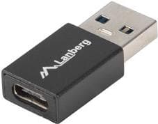 LANBERG adapter USB 3.1 A USB type CM/H sort AD-UC-UA-01