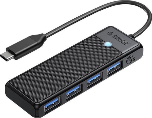 Orico USB HUB PAPW4A-C3-015-BK-EP 4x USB-A 3.0 (PAPW4A-C3-015-BK-EP)