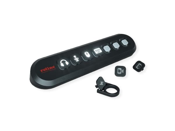 ROLINE USB3.2 Gen1 Hub 7x USB-A utbytbara knappar (14.02.5063)