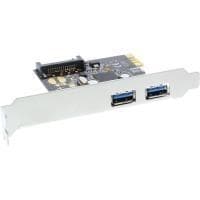 INLINE - USB-adapter - PCI Express 2.0 x1 - USB3.0 x 2 (76666L)