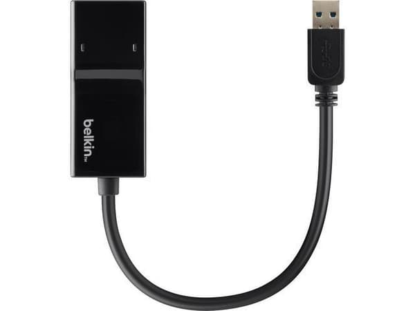 Belkin USB 3.0 / Gigabit Ethernet musta