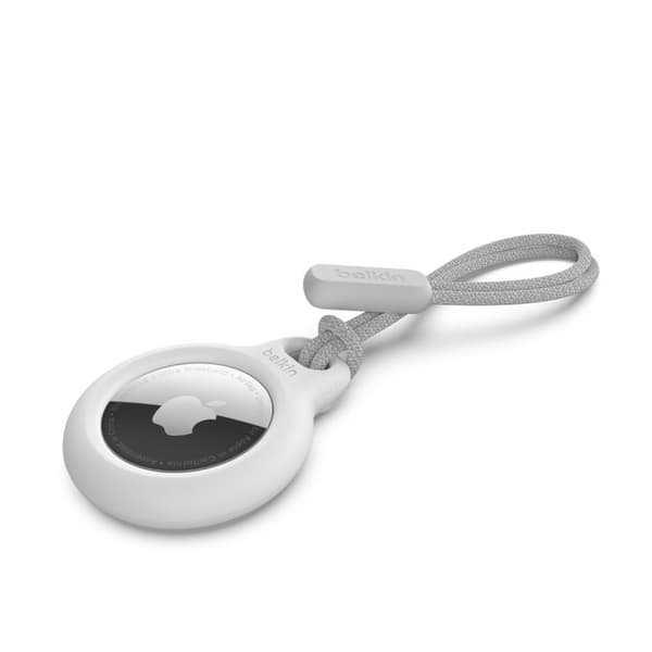 Belkin Beskyttelsesetui med strop til Apple AirTag - Hvid