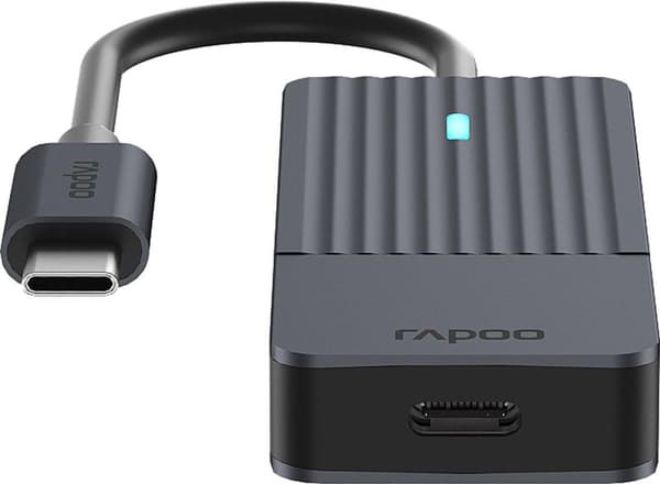 Rapoo USB-C till USB-C Hub Svart