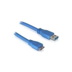 DeLOCK - USB-kaapeli - USB-tyyppi A, 4-nastainen (M) - 10-nastainen mikro-USB-tyyppi B (M) - 1,0 m (USB3.0) (82531)