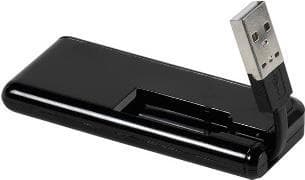 Vivanco IT-USBHUB4SL USB 2.0 480Mbit/s Black Interface Hub (36660)