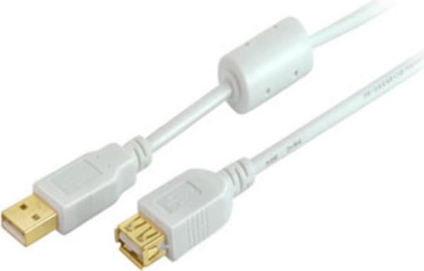 SHVP 77120-WF - USB 2.0-kabel, en han til en hun, 1 m - Kabel - Digital/Data (BS77120-WF)