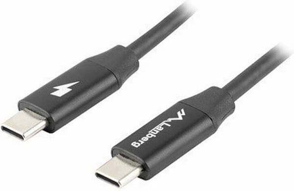 Kabel USB C Lanberg CA-CMCM-40CU-0010-BK 1 m