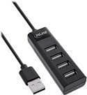InLine 33293H - Hub - 4 x USB2.0 - Desktop (33293H)