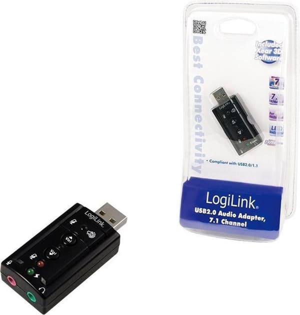 LOGILINK - ljudkort - UA0078 - 7.1 - USB2.0