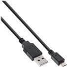 INLINE - USB-kabel - USB (M) till mikro-USB typ B (M) - USB 2.0 - 2 A - 1,8 m - robust - svart