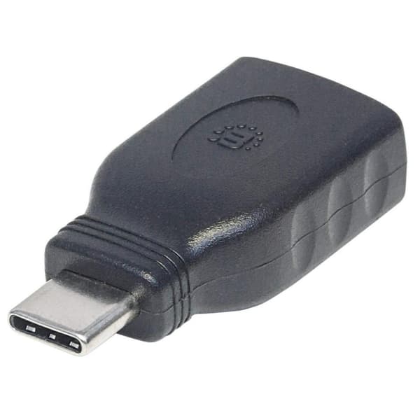Manhattan USB 3.2 Gen 1 (USB 3.0) -sovitin [1 x USB 3.2 Gen 2 -pistoke C (USB 3.1) - 1 x USB 3.2 Gen 2 -liitäntä A (USB 3.1)] Sovitin USB-C-liitin USB