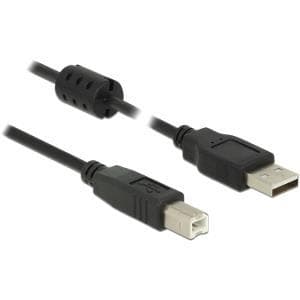 DeLOCK - USB-kabel - USB (M) till USB Typ B (M) - 1,5 m - svart (84896)