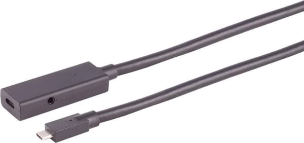 S/CONN maximal anslutning USB CC-kabel – aktiv USB-C-förlängning, USB 3.1, 10 Gbps, 5,0 m (13-49055)