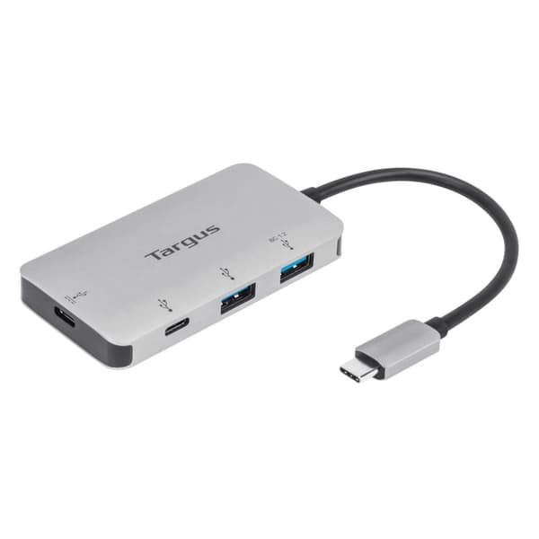 Targus Multi-Port - Hub - 2 x USB 3.2 Gen 1 + 1 x USB-C + 1 x USB-C (Strömström) - Desktop