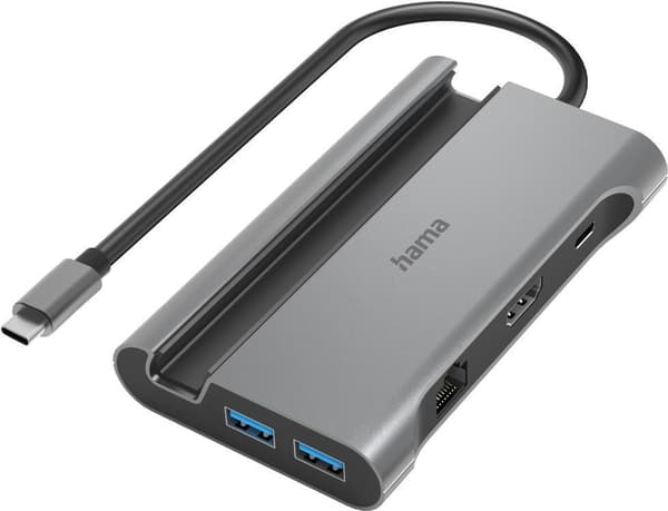 Hama USB-C-hubb, Connect2Mobile, multiport, 7 portar (00200143)