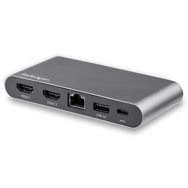 StarTech.com Dual Monitor USB-C 5-in-1 Multiport Adapter 2 x 4K HDMI 100W PD 3.0