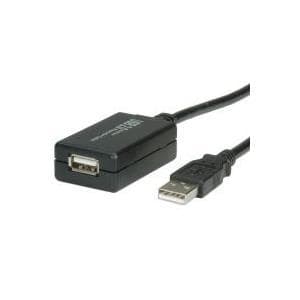 VALUE USB 2.0-förlängning, aktiv, med repeater 12m (12.99.1110)