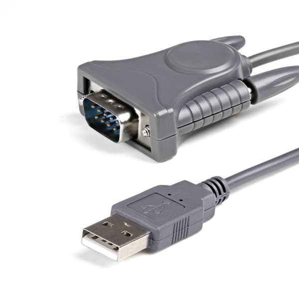 StarTech.com USB 2.0 til seriel RS232 / DB9 / DB25 adapterkabel - M/M - USB til seriel adapter / konverterkabel - Seriel adapter - USB 2.0 - Grå