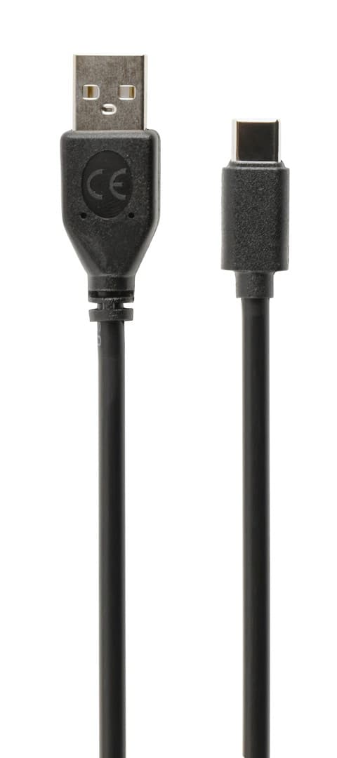 Gembird USB-A/USB-C, 1m USB-kabel USB 2.0 USB A USB C Svart