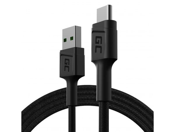 Green Cell KABGC22 USB-kaapeli USB 2.0 1,2 m USB A USB C musta