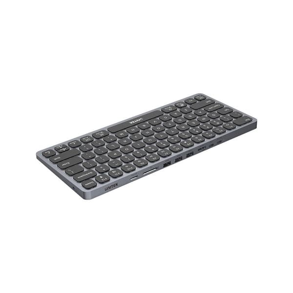 UNITEK D1092A tastatur USB US International Grå