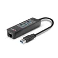 Miniatyrbild 2 av 6: Lindy USB 3.0-hubb och Gigabit Ethernet-omvandlare