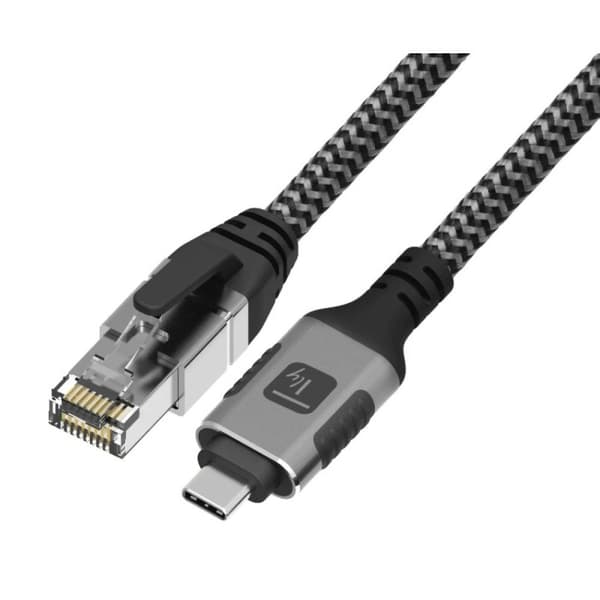 USB-C til Gigabit Ethernet RJ45 netværkskabel 3m